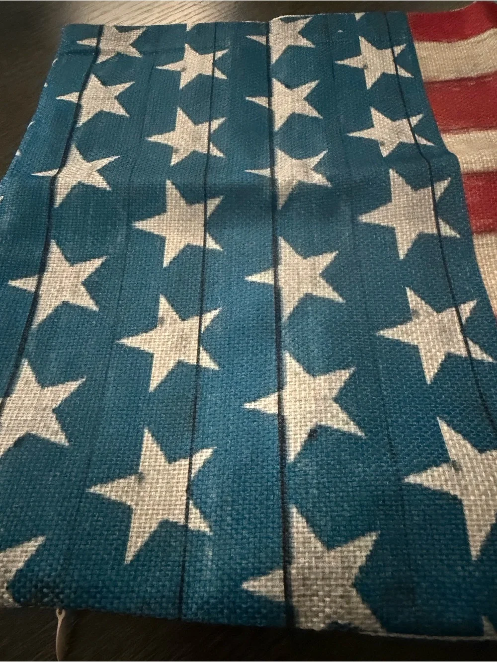 American Flag Decorative Pillow Cover - Patriotic Red, White & Blue